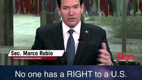 No One Has A RIGHT To A Visa