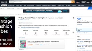 Vintage Fashion Vibes Coloring Book