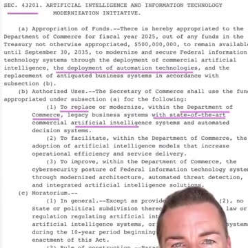 Insane US AI Bill: No politician or governing body may stop AI for 10 years