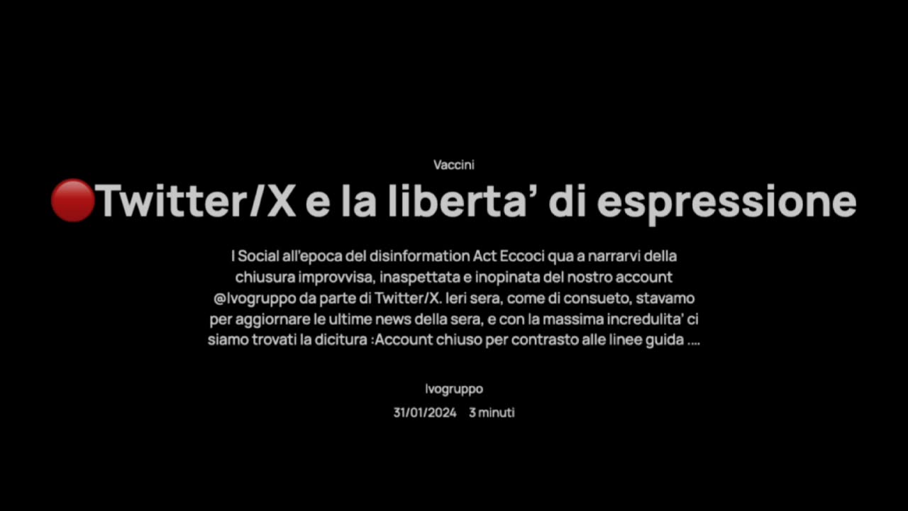 La censura che abbiamo subito nel 2023 da Twitter