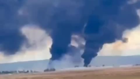 Belaya Airbase — Russian Strategic Bombers Burn, Part of Nuclear Triad Hit