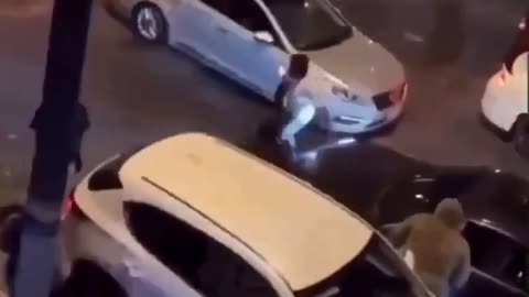 Woman Pulls Out A Gun & Fires A Shot At A Street Takeover In California