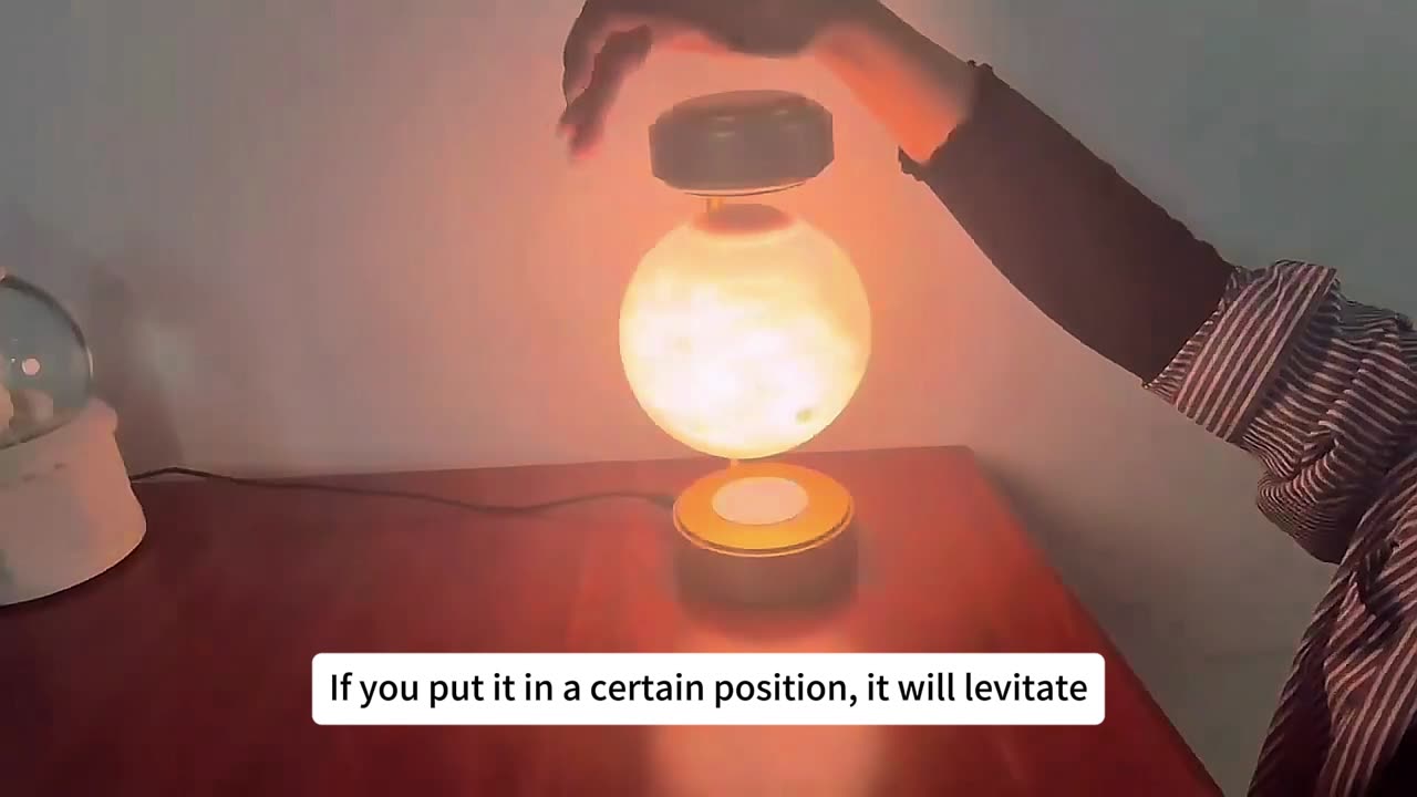 3D LED Levitating Moon Lamp – Floating Light for Home & Office
