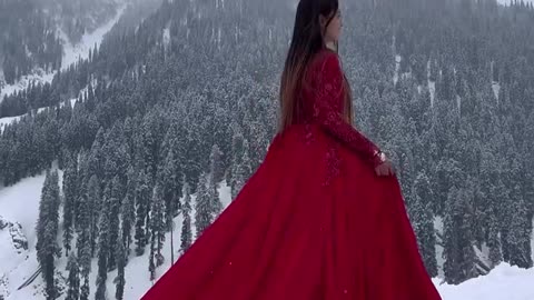 Beautiful hot cute girl with nature