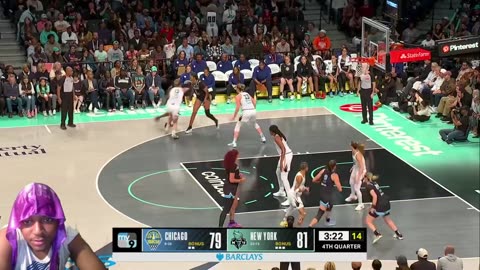 SKYTOWN SKYSCRAPERS TAKEOVER NY! Chicago Sky vs. New York Liberty | FULL GAME HIGHLIGHTS Reaction