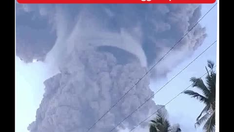 Volcano Eruption in Indonesia July 2025