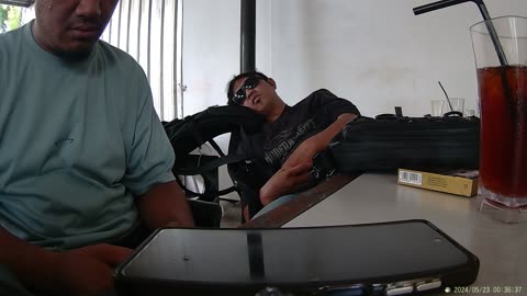 "Sleep Wins: Man Falls Asleep Mid-Task"