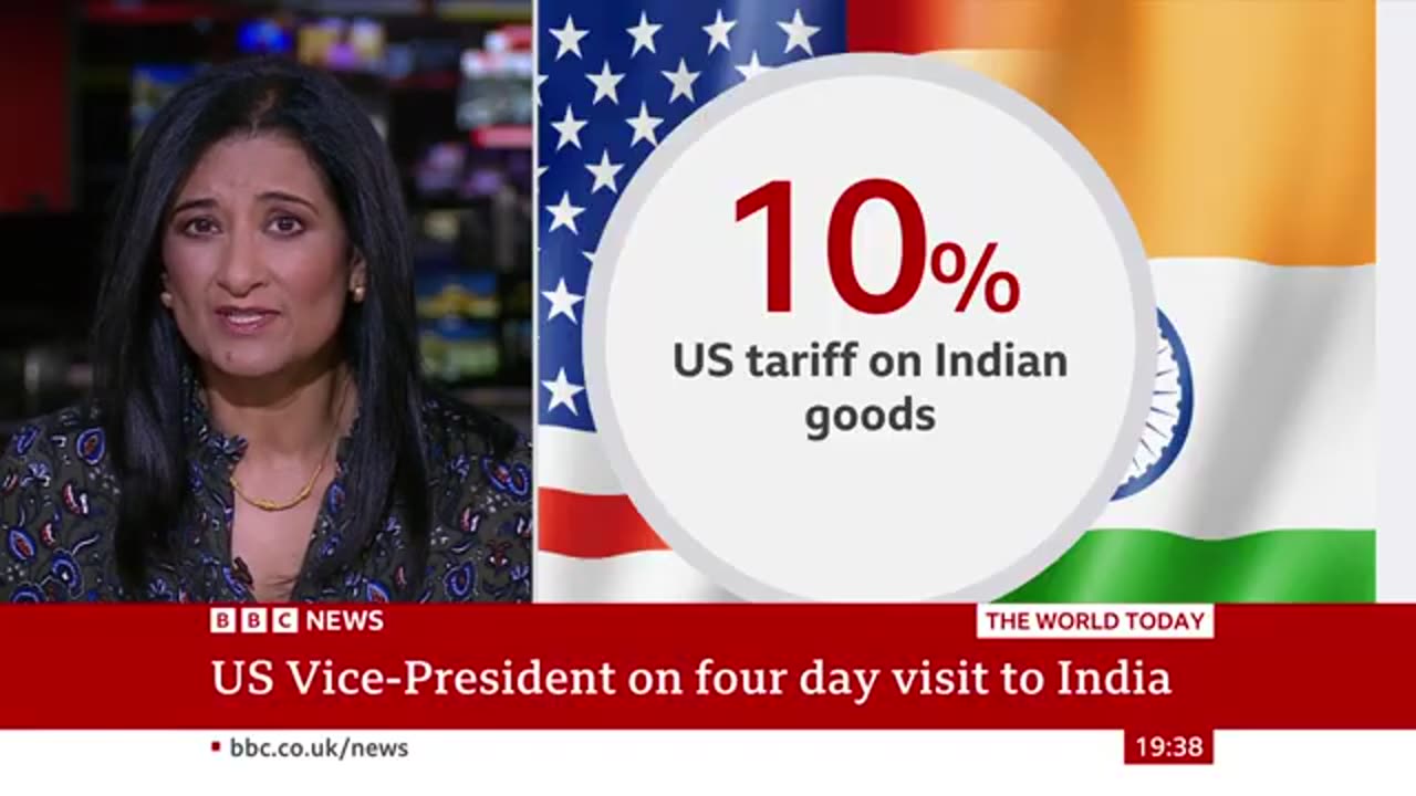 JD Vance Urges Stronger India-US Ties Amid Ongoing Trade Talks | BBC News