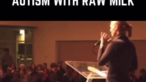 Raw milk cured her sons Autism? What's stopping people from at least trying it?