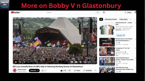 More on Bobby V n Glastonbury