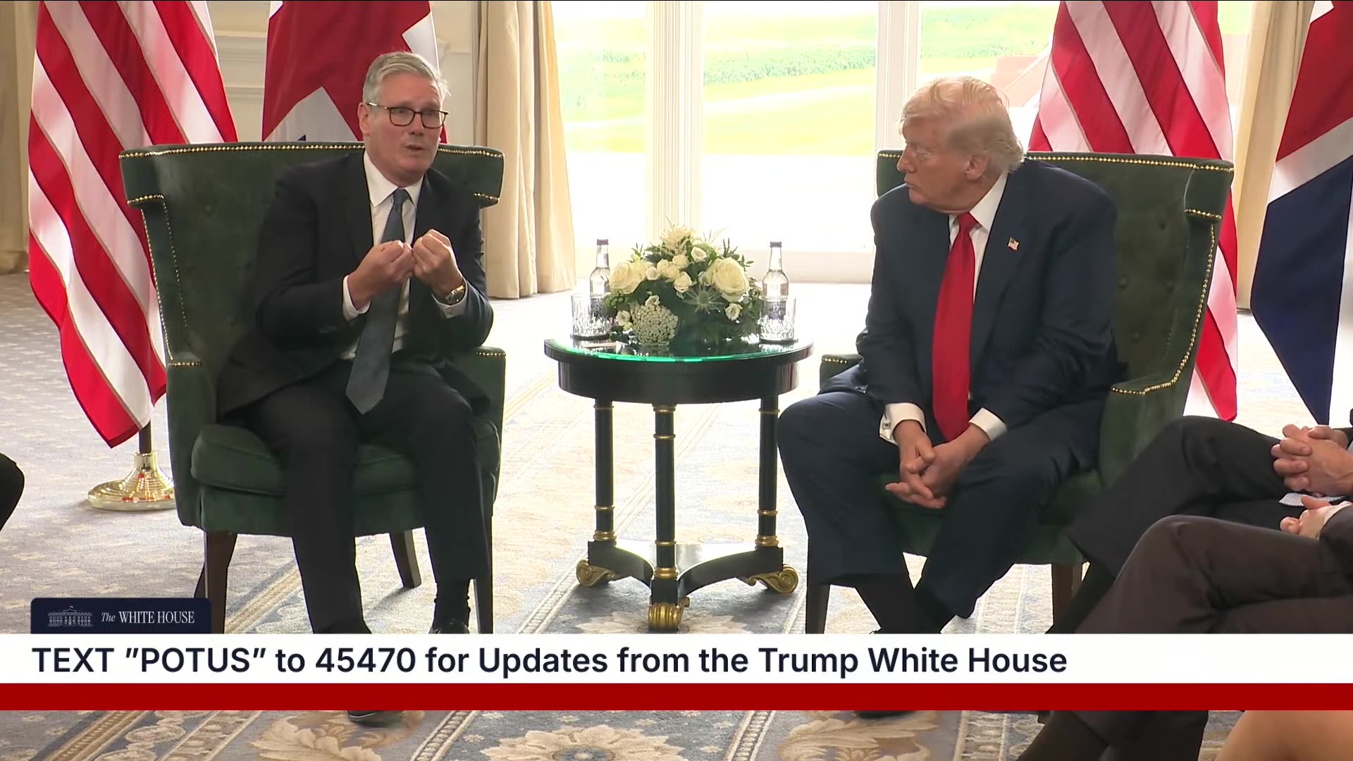 President Trump Participates in a Bilateral Meeting with the Prime Minister of the United Kingdom