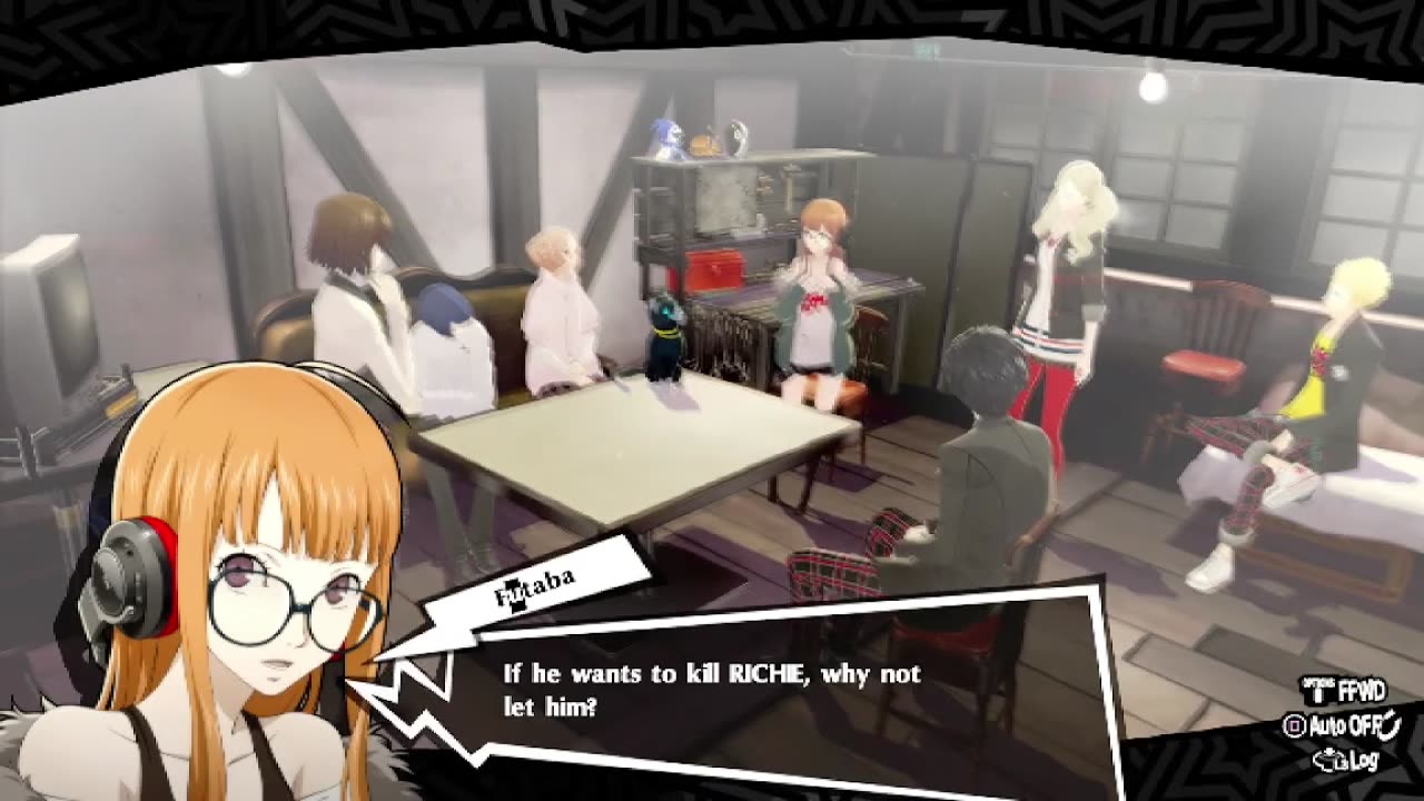 Persona 5 Royal NG+ Day 34. No mic. Not really feeling up for it.