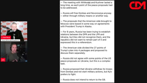 European War Mongering - Pete Blaber - Ukraine SitRep 12/9/25