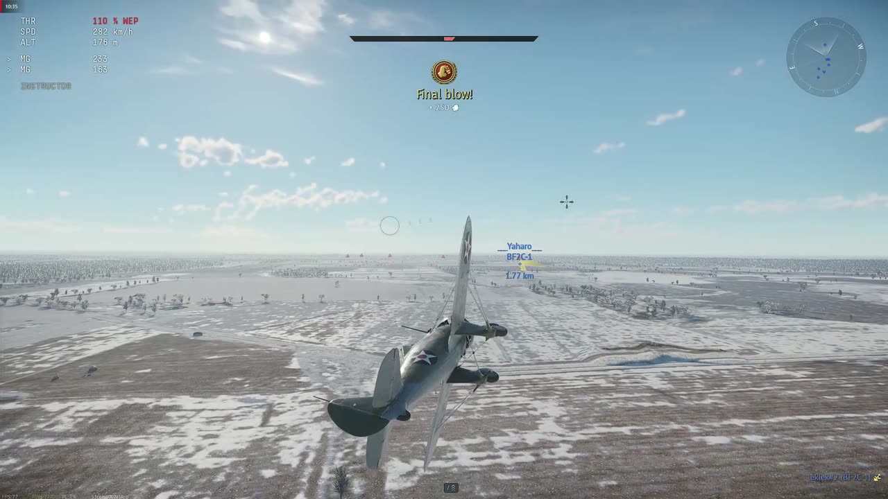 🎮War Thunder Dogfight P-26A Destroyed 💥 #Shorts