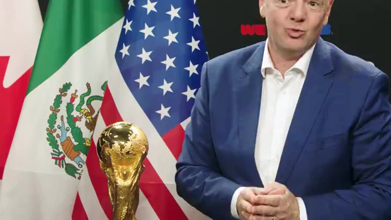 FIFA President Gianni Infantino looks ahead to the FIFA WORLD CUP 2026