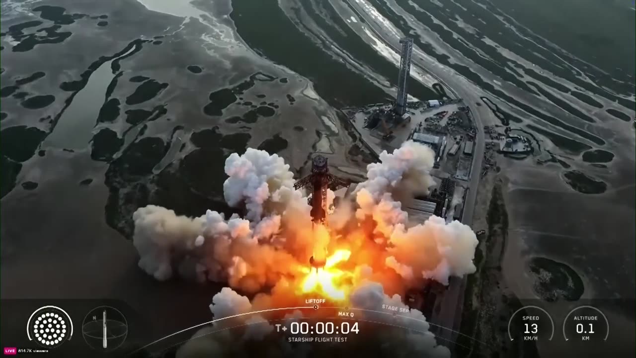 SpaceX Starship Blasts Off In 10th Test Flight