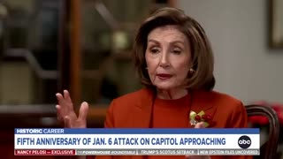 Pelosi says Trump will "pay a price in history" for Jan 6