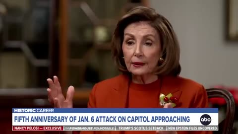 Pelosi says Trump will "pay a price in history" for Jan 6