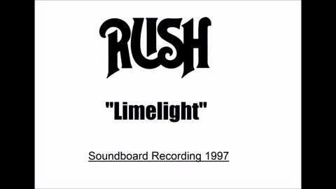 Rush - Limelight (Live in Mansfield, Massachusetts June 23, 1997)