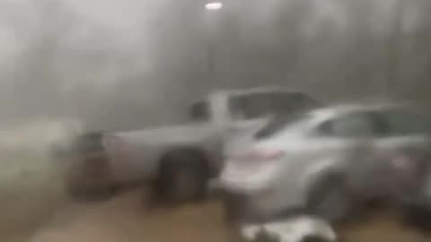 A view of inside the tornado from Tylertown, MS