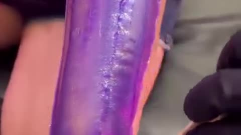 Arm Waxing with Hypnotic Purple Seduction | @fvckshaving Reviews Sexy Smooth Wax