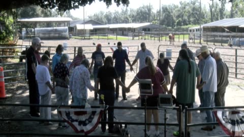 Skipper Calder & Cowboy-up Ministry bring horse training with a message at 11am.