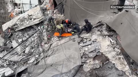 In Kostyantynivka, a woman spent almost a day under rubble: rescuers pulled