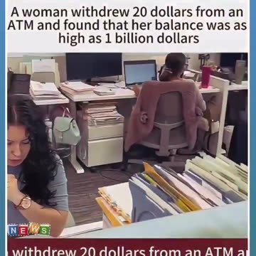 😳 FLORIDA: A woman in Largo went to withdraw $20… only to see nearly $1 ...