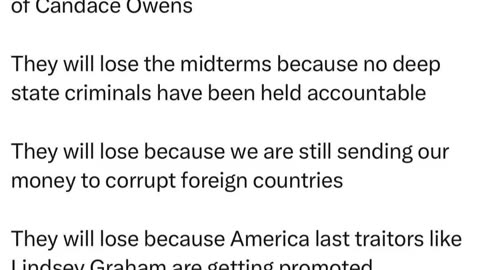 Republicans lose don't blame Candace
