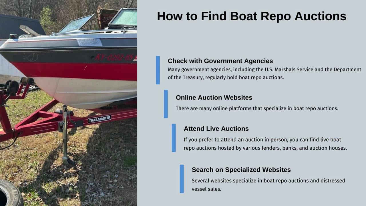 How to Find Boat Repo Auctions & Get the Best Deal