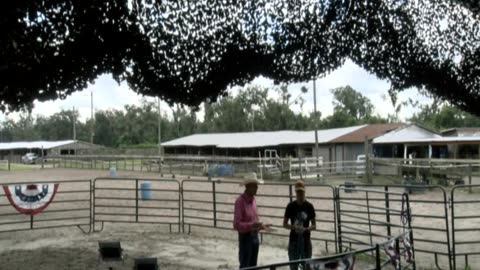Skipper Calder & Cowboy-up Ministry bring horse training with a message at 11am.