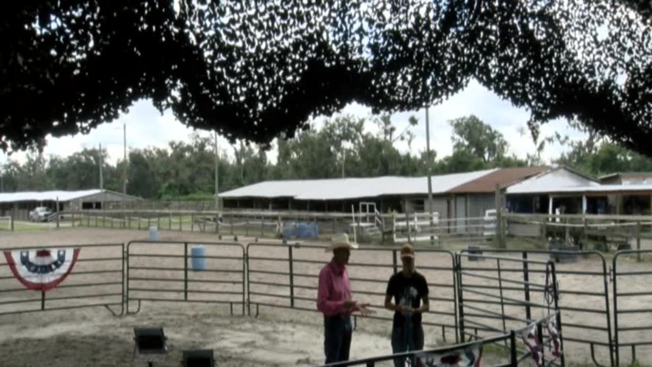 Skipper Calder & Cowboy-up Ministry bring horse training with a message at 11am.