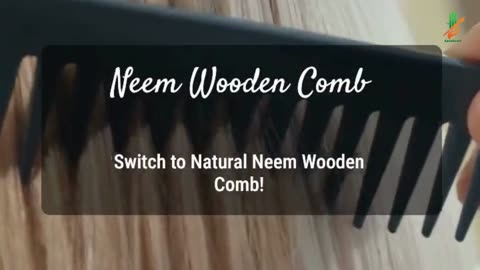 Neem Wooden Comb – Natural Hair Care for Strong & Healthy Hair