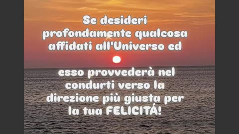 Trust the Universe, and it will lead you in the direction of happiness.