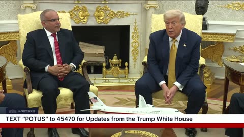 President Trump Participates in a Bilateral Meeting with the Crown Prince and PM of Bahrain