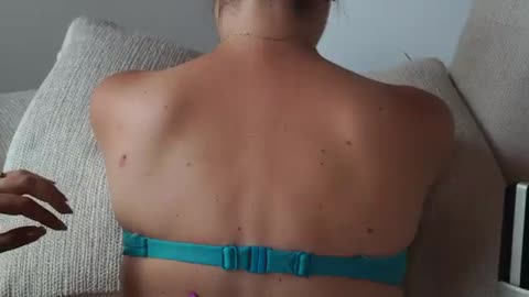 BACK and NECK SCRATCHING, TRACING, BRUSHING