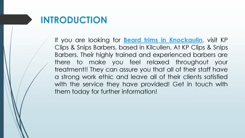 If you are looking for Mens haircuts in Knockaulin