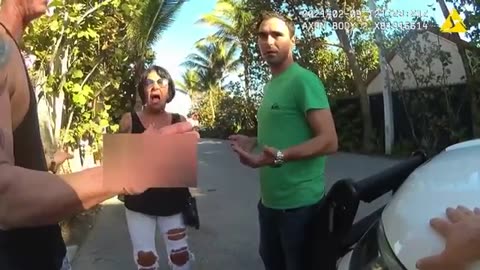 Must Watch: Man Terrorizes Lady Eating Her Dinner, Gets Karma