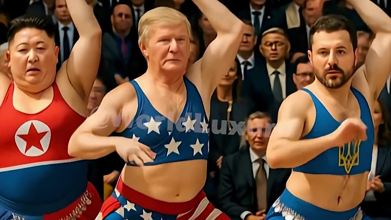 When Trump, Kim & Zelensky Join the Belly Dance – parody