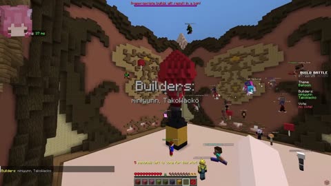 Minecraft Build Battle… But Only Using My FEET! 😂