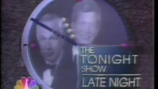 November 15, 1990 - Promo for Johnny Carson & David Letterman