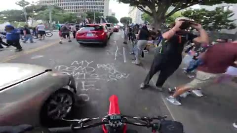 Riding through the death riot in LA then leading the first ever RTR group rideout!