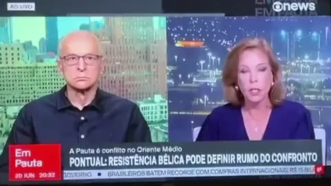 🚨 Jornalista da Globo debocha de ataques a Israel e diz que “nenhum míssil cai lá”! Revoltante!