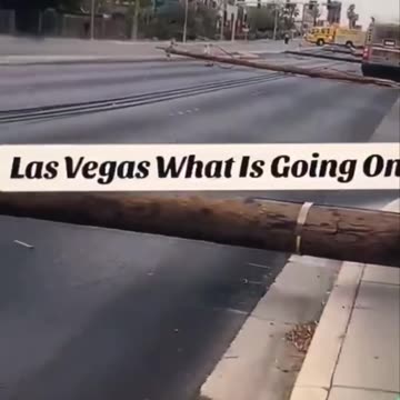 50+ light poles snapped due to high winds in Vegas