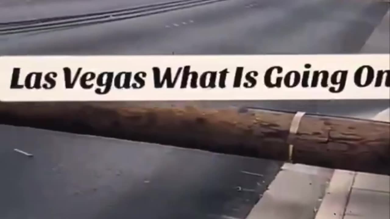 50+ light poles snapped due to high winds in Vegas
