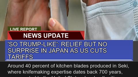 So Trumplike Relief But No Surprise in Japan a