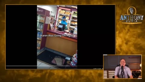 Anthony Cumia: "Fat black bitch at Dunkin Donuts" lol