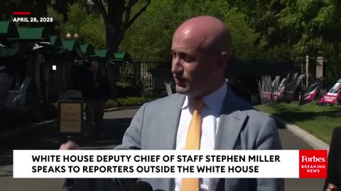 BREAKING NEWS- Stephen MIller Offers Emphatic Defense Of Trump Immigration Policies At Press Gaggle!