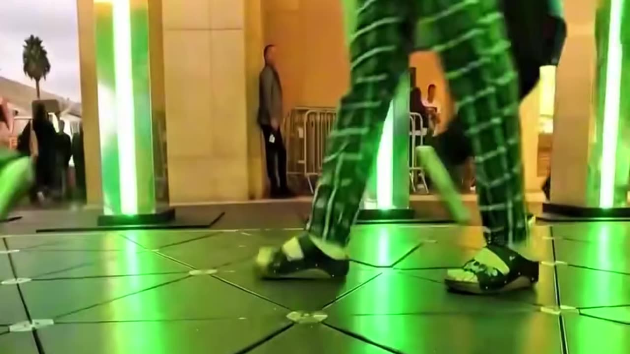 Japan made electricity with footsteps