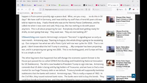 Top Analyst Martin Armstrong Warns: “100% Chance of Nuclear War”